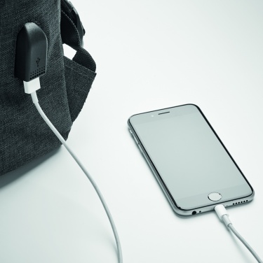 Logo trade promotional merchandise picture of: Backpack in 600D polyester