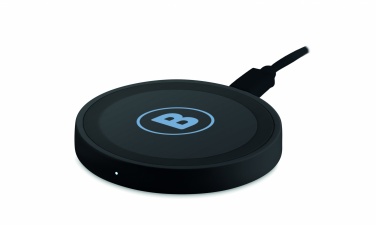 Logo trade corporate gifts image of: Small wireless charger 5W