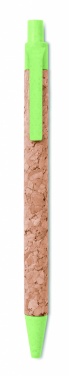 Logo trade promotional products picture of: Cork/ Wheat Straw/ABS ball pen