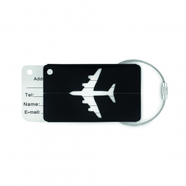 Logo trade corporate gift photo of: Aluminium luggage tag