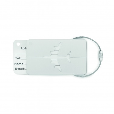 Logotrade promotional product image of: Aluminium luggage tag