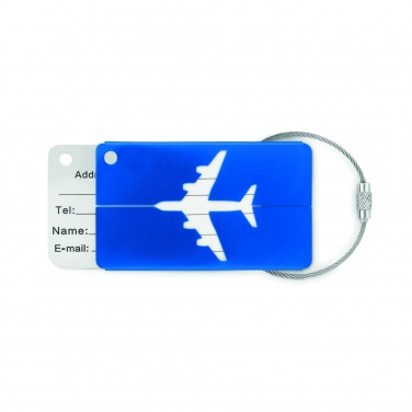 Logotrade corporate gift picture of: Aluminium luggage tag