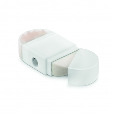 Logo trade business gift photo of: Sharpener and eraser