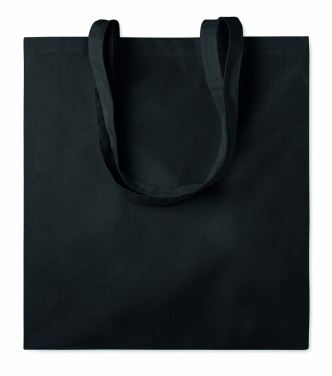 Logo trade promotional giveaways image of: 140gr/m² cotton shopping bag