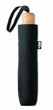 Logo trade promotional giveaway photo of: 21 inch RPET foldable umbrella