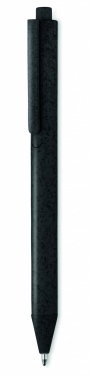 Logo trade promotional item photo of: Wheat Straw/ABS push type pen