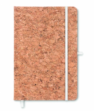 Logotrade corporate gift image of: A5 cork notebook 96 lined