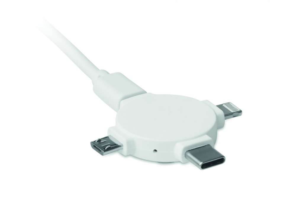 Logo trade advertising products picture of: 3 in 1 cable adapter