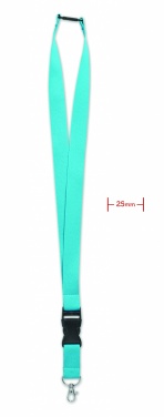 Logo trade business gift photo of: Lanyard with metal hook 25mm