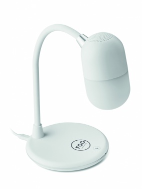 Logotrade promotional giveaway picture of: Wireless charging lamp speaker