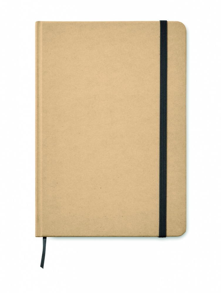 Logotrade promotional merchandise picture of: A5 recycled notebook 80 lined