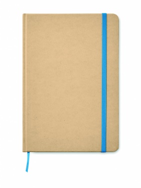 Logo trade promotional giveaways image of: A5 recycled notebook 80 lined