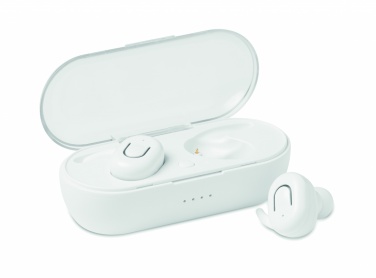 Logotrade promotional product image of: TWS earbuds with charging box