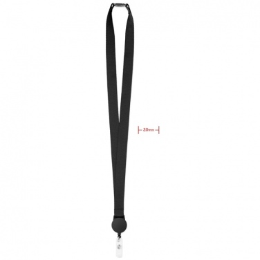 Logotrade promotional merchandise picture of: Lanyard retractable clip