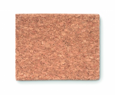 Logo trade promotional merchandise picture of: Cork sticky note memo pad
