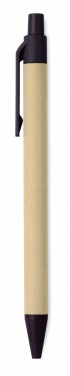 Logotrade promotional item picture of: Push ball pen coffee husk/ABS