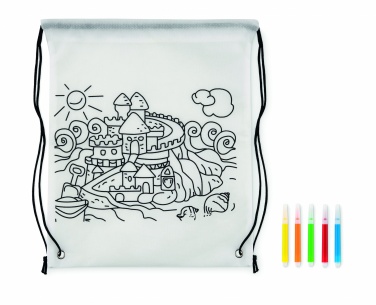 Logotrade promotional merchandise image of: Non woven kids bag with pens