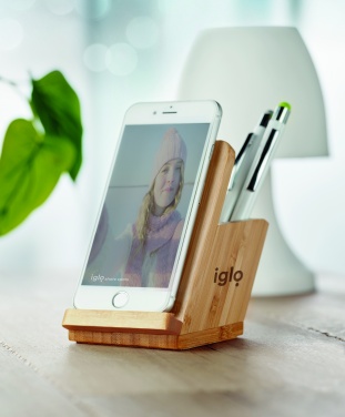 Logotrade promotional product picture of: Wireless charger pen holder 5W BAICOI