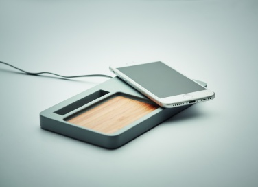 Logo trade promotional giveaways image of: Wireless charging organizer10W