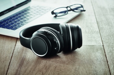 Logo trade promotional products picture of: ANC headphone and pouch
