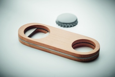 Logotrade corporate gifts photo of: Oval Bamboo bottle opener VALBAMPER