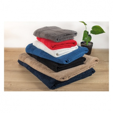 Logo trade promotional giveaways image of: Towel organic cotton 140x70cm
