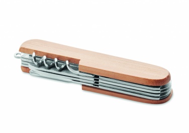 Logotrade promotional product image of: Multi tool pocket knife bamboo