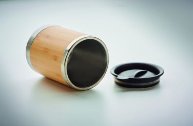 Logo trade promotional giveaways picture of: Tumbler in bamboo cover 250ml