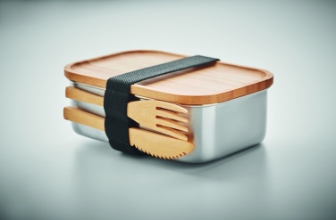 Logo trade promotional gift photo of: Stainless steel lunchbox 600ml