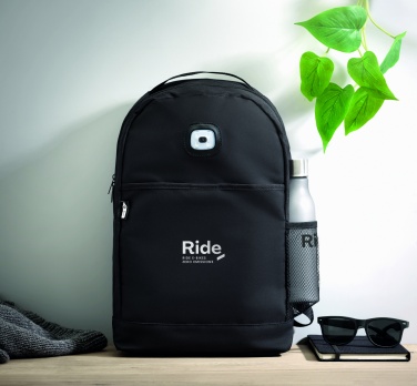 Logotrade advertising product picture of: Backpack in RPET & COB light