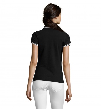 Logo trade promotional merchandise image of: PASADENA women polo 200g