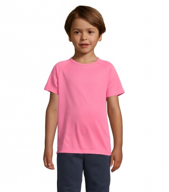 Logo trade promotional giveaway photo of: SPORTY KIDS T-SHIRT SPORT