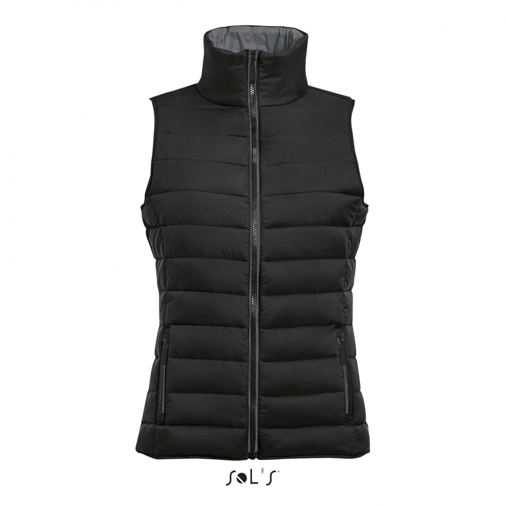 Logo trade promotional merchandise image of: WAVE WOMEN BODYWARMER 180g