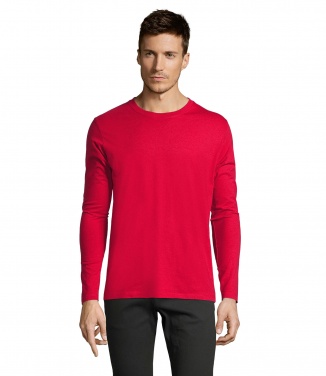 Logo trade promotional items image of: IMPERIAL LSL MEN T-Shirt190