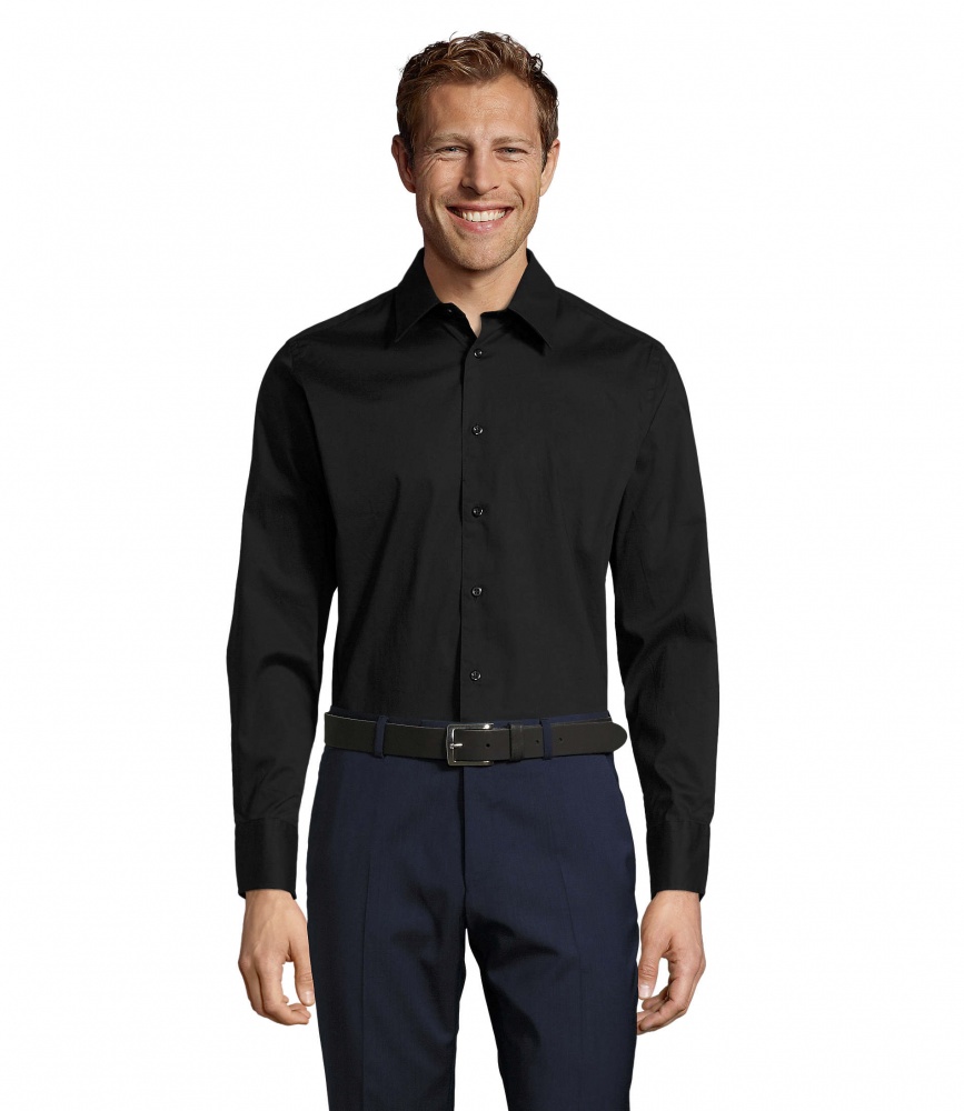 Logo trade promotional item photo of: BRIGHTON men shirt 140g