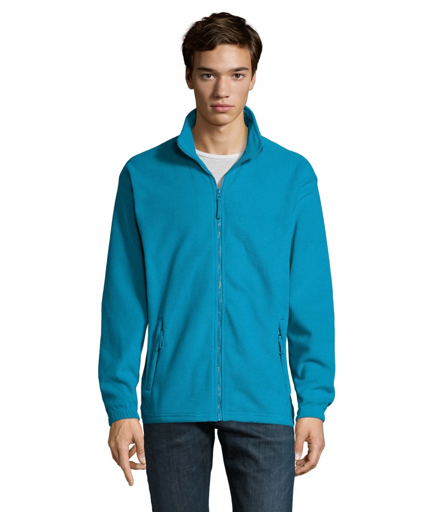 Logo trade promotional gifts picture of: NORTH Zipped Fleece Jacket