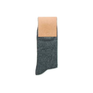 Logo trade promotional gifts picture of: Pair of socks in gift box M