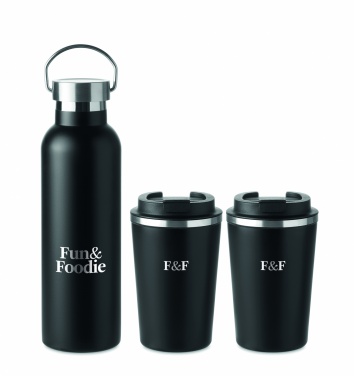 Logotrade corporate gift picture of: Stainless steel double wall set
