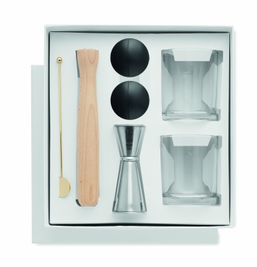 Logo trade promotional items picture of: Set of 7 pieces cocktail set