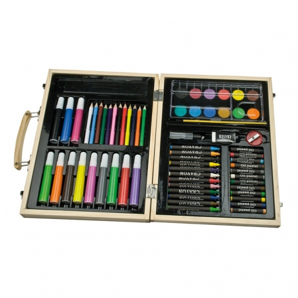 Logotrade corporate gift picture of: Big wooden painting set MAXI