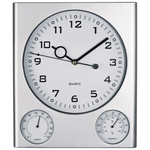 Logotrade promotional merchandise photo of: Plastic wall clock DEN HAAG
