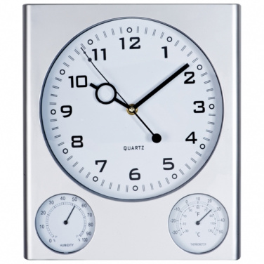 Logo trade promotional gift photo of: Plastic wall clock DEN HAAG