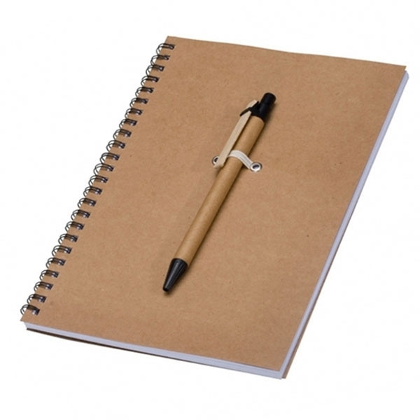 Logotrade promotional merchandise image of: A5 ECO Notepad KENTWOOD