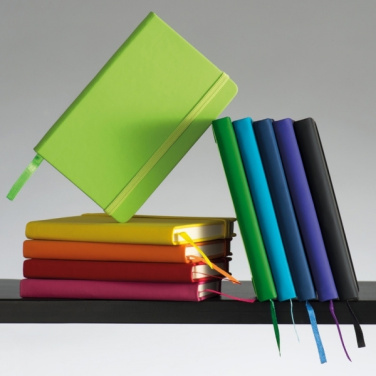 Logo trade promotional giveaways image of: A6 note book LUBECK