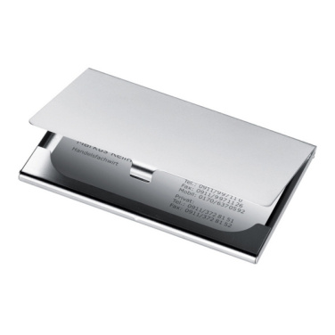 Logo trade promotional items picture of: Metal business card holder CORNWALL