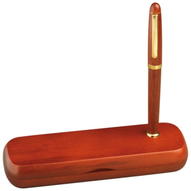 Logotrade promotional merchandise image of: Rosewood writing set OXFORD
