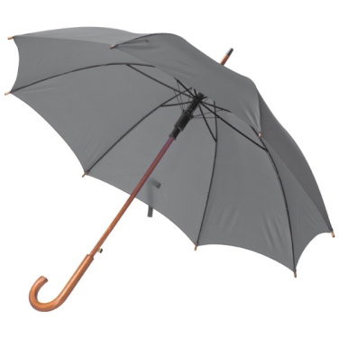 Logotrade promotional merchandise picture of: Wooden automatic umbrella NANCY