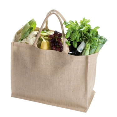 Logo trade advertising product photo of: Jute bag, big HANNOVER