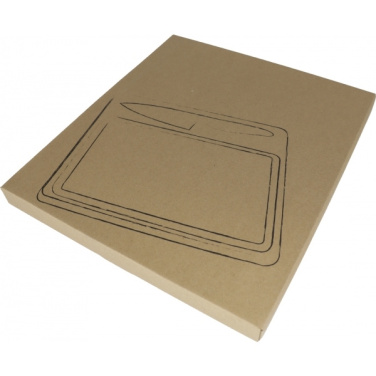 Logo trade promotional giveaways image of: Cutting board with knife MANTOVA
