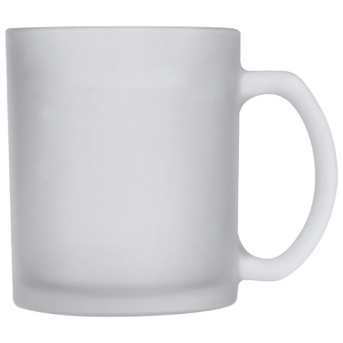 Logotrade advertising product picture of: Glass coffee mug GENEVA 300 ml